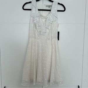 NWT Guess White Lace Up Dress